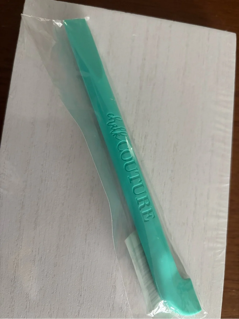 Chalk Couture Sign & Teal Thingie Sealed Never Used- White NEW Sealed Final Sale